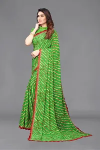 Beautiful Georgette Saree With Blouse Piece For Women-thumb2