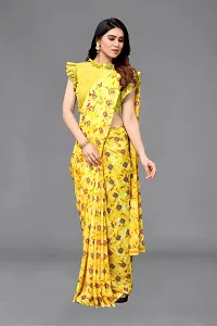 Beautiful Georgette Saree With Blouse Piece For Women-thumb2