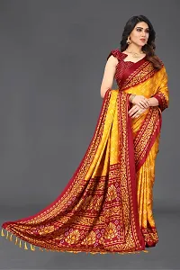 Beautiful Chiffon Saree With Blouse Piece For Women-thumb3