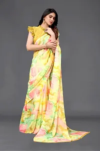 Beautiful Georgette Saree With Blouse Piece For Women-thumb1