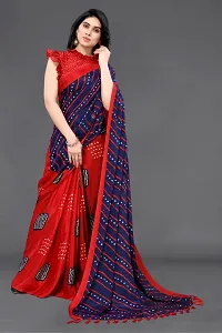 Beautiful Poly Silk Saree With Blouse Piece For Women-thumb2