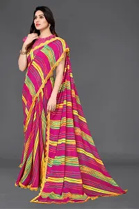 Beautiful Georgette Saree With Blouse Piece For Women-thumb3