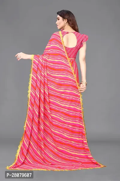 Beautiful Georgette Saree With Blouse Piece For Women-thumb5