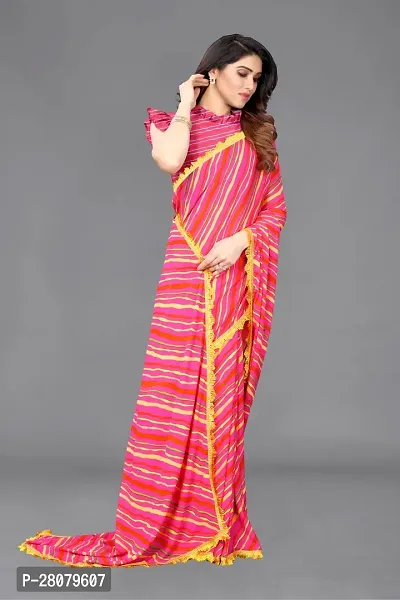 Beautiful Georgette Saree With Blouse Piece For Women-thumb2