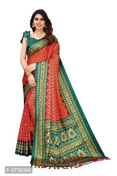 Beautiful Chiffon Saree With Blouse Piece For Women-thumb0