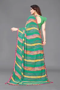 Beautiful Georgette Saree With Blouse Piece For Women-thumb3