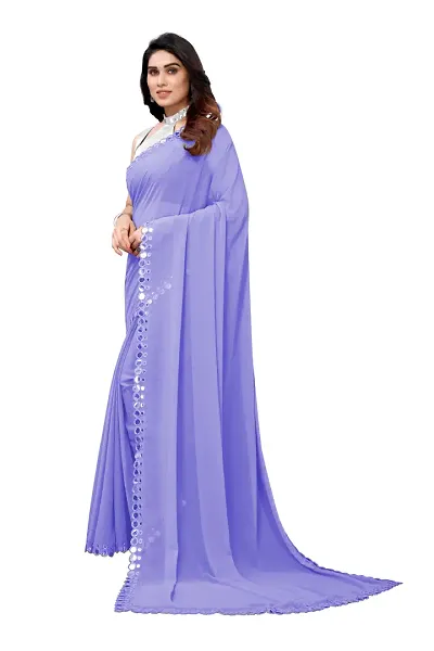 Beautiful Georgette Saree With Blouse Piece For Women