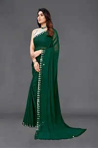 Beautiful Georgette Saree With Blouse Piece For Women-thumb2