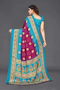 Beautiful Poly Silk Saree With Blouse Piece For Women-thumb1