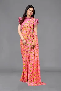 Beautiful Georgette Saree With Blouse Piece For Women-thumb2