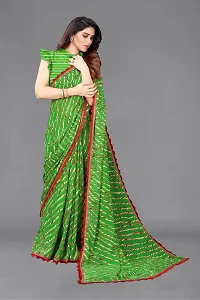 Beautiful Georgette Saree With Blouse Piece For Women-thumb1