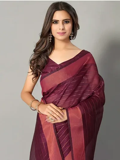 Trendy Saree with Blouse for Women