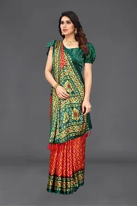 Beautiful Chiffon Saree With Blouse Piece For Women-thumb3