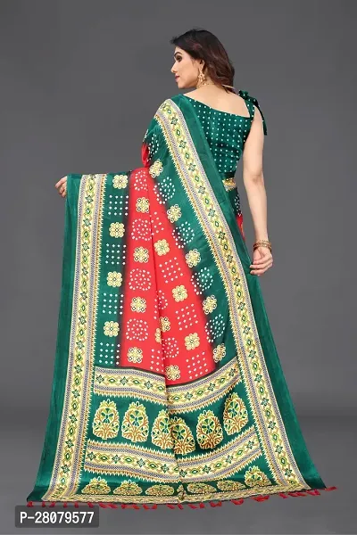 Beautiful Poly Silk Saree With Blouse Piece For Women-thumb2