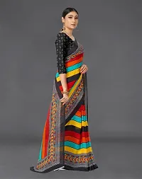 Beautiful Georgette Saree With Blouse Piece For Women-thumb1