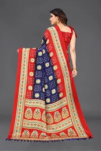 Beautiful Poly Silk Saree With Blouse Piece For Women-thumb1