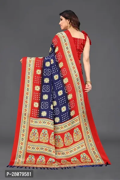 Beautiful Poly Silk Saree With Blouse Piece For Women-thumb2