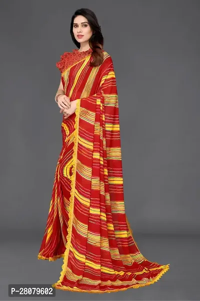 Beautiful Georgette Saree With Blouse Piece For Women-thumb2