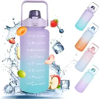 Stylish Multicoloured Silicone Water Bottles For Gym And School-thumb4