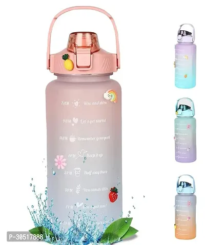 Stylish Multicoloured Plastic Water Bottles For Gym And School