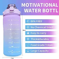 Stylish Multicoloured Silicone Water Bottles For Gym And School-thumb4