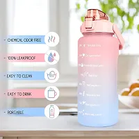 Stylish Multicoloured Silicone Water Bottles For Gym And School-thumb2