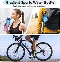 Stylish Multicoloured Silicone Water Bottles For Gym And School-thumb4