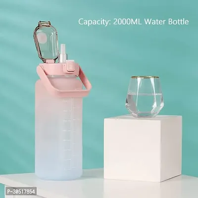 Stylish Multicoloured Plastic Water Bottles For Gym And School-thumb5