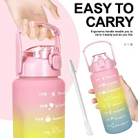 Stylish Multicoloured Silicone Water Bottles For Gym And School Pack Of 3-thumb4