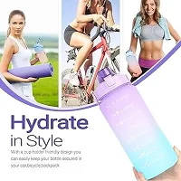 Stylish Multicoloured Silicone Water Bottles For Gym And School-thumb4