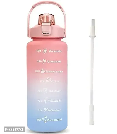 Stylish Multicoloured Silicone Water Bottles For Gym And School-thumb0