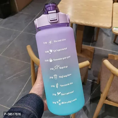 Stylish Multicoloured Plastic Water Bottles For Gym And School