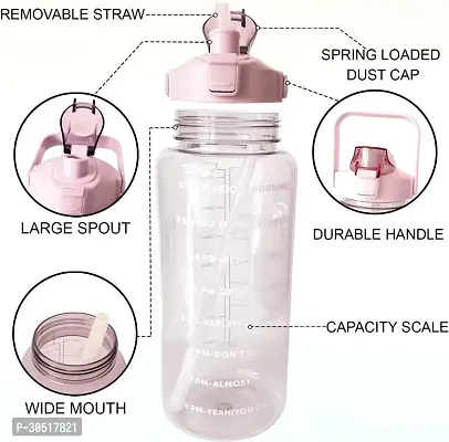 Stylish Multicoloured Silicone Water Bottles For Gym And School-thumb2