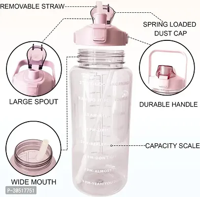 Stylish Multicoloured Silicone Water Bottles For Gym And School-thumb5