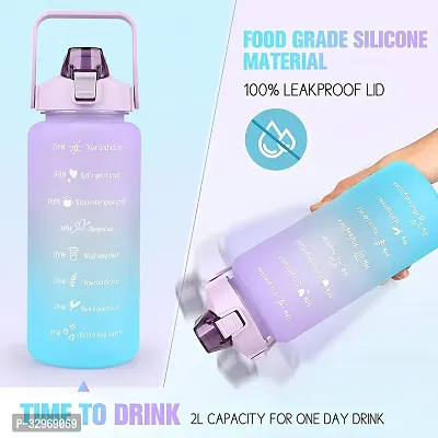 Useful Plastic Water Bottle, 2000ml Combo-thumb2