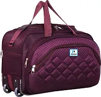 Designer Purple Nylon Solid Travel Bags Duffle Bag-thumb2