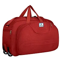 Designer Red Nylon Solid Travel Bags Duffle Bag-thumb1