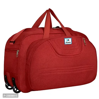 Designer Red Nylon Solid Travel Bags Duffle Bag-thumb2