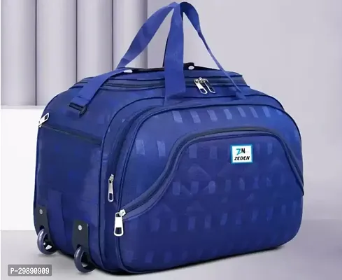 Designer Blue Nylon Solid Travel Bags Duffle Bag