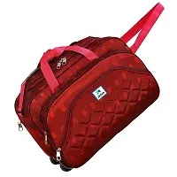 Designer Red Nylon Solid Travel Bags Duffle Bag-thumb4