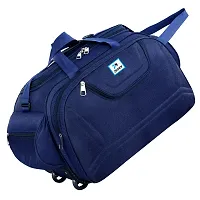 Designer Blue Nylon Solid Travel Bags Duffle Bag-thumb2