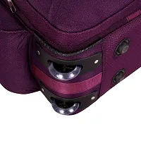 Designer Purple Nylon Solid Travel Bags Duffle Bag-thumb3