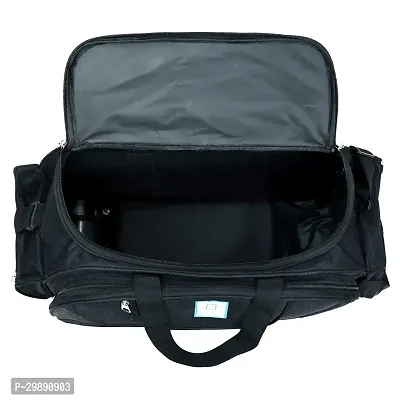 Designer Black Nylon Solid Travel Bags Duffle Bag-thumb5