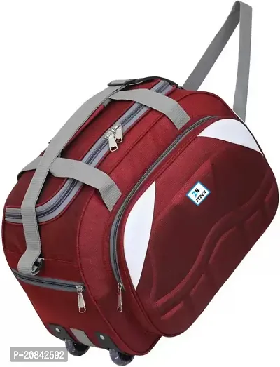Designer Red Nylon Solid Travel Bags-thumb0
