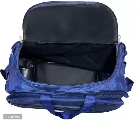 Designer Blue Nylon Solid Travel Bags Duffle Bag-thumb2