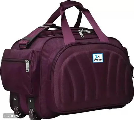 Designer Purple Nylon Solid Travel Bags Duffle Bag-thumb0