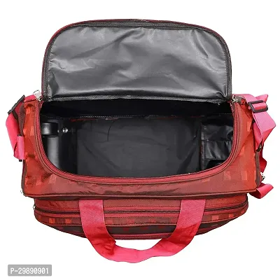 Designer Red Nylon Solid Travel Bags Duffle Bag-thumb4