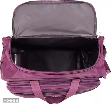 Designer Purple Nylon Solid Travel Bags Duffle Bag-thumb3