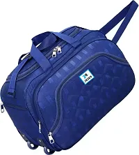 Designer Blue Nylon Solid Travel Bags Duffle Bag-thumb4