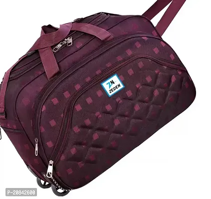 Designer Purple Nylon Solid Travel Bags